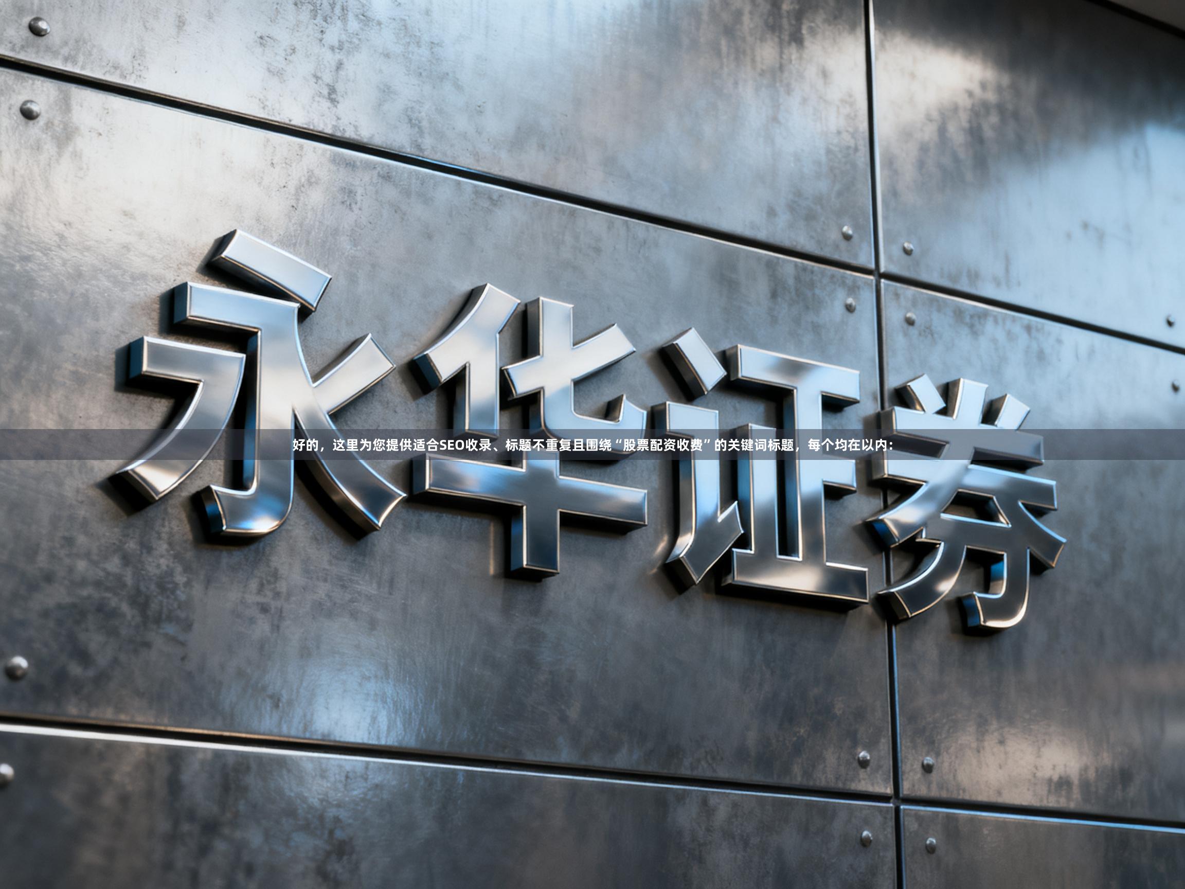 好的，这里为您提供适合SEO收录、标题不重复且围绕“股票配资收费”的关键词标题，每个均在以内：